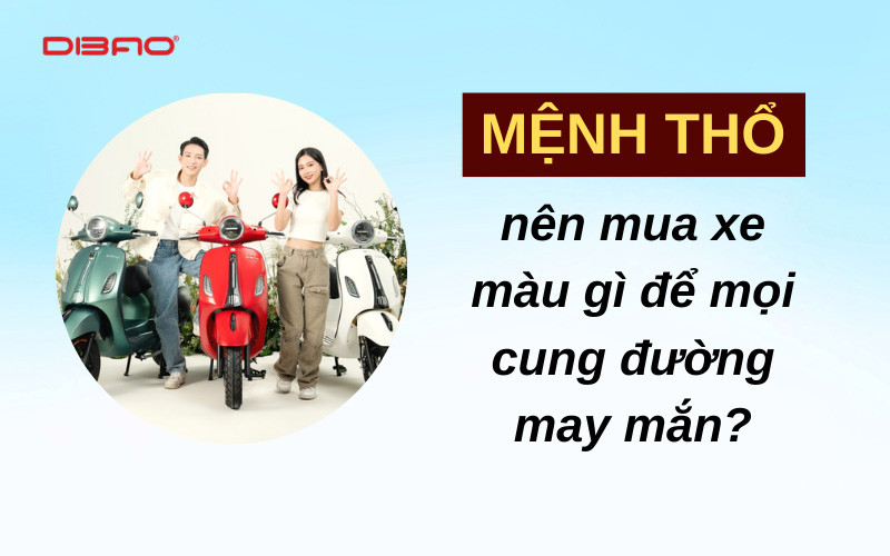 Mua xe máy mệnh Thổ nên chọn màu gì hút tài lộc?